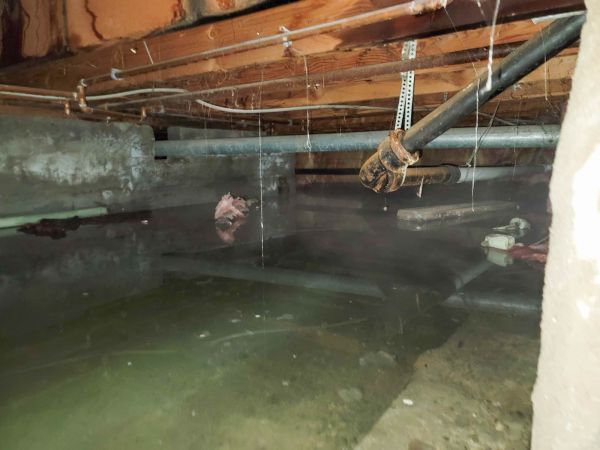 Crawlspace Water Restoration in Conroe